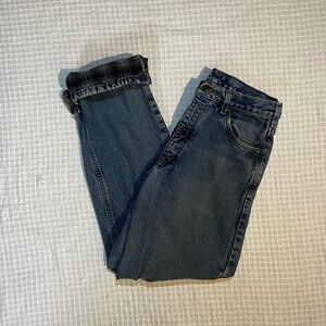 Vintage carhartt flannel lined jeans